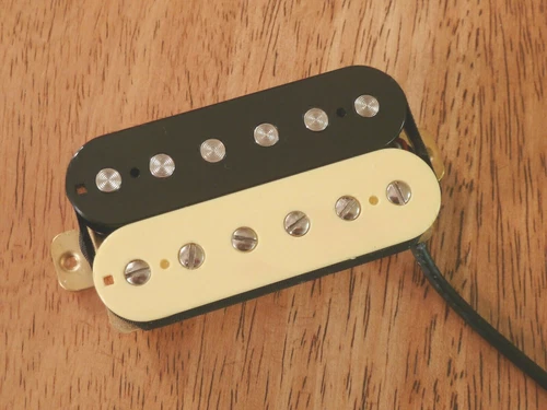 HIGH OUTPUT BRIDGE HUMBUCKER PICKUP ZEBRA ALNICO 5 MAGNETS 4 FOUR CONDUCTOR WIRE