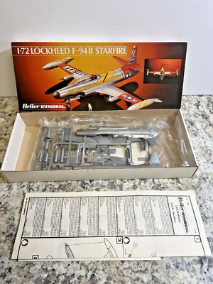Heller Humbrol 1:72 Lockheed F-94B Starfire Model Kit 80302 OPEN BOX COMPLETE