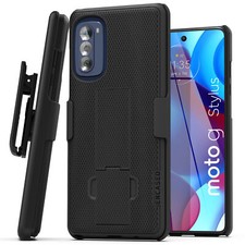 Moto G Stylus 5G Belt Clip Case, 2022 Slim Phone Case and Holster