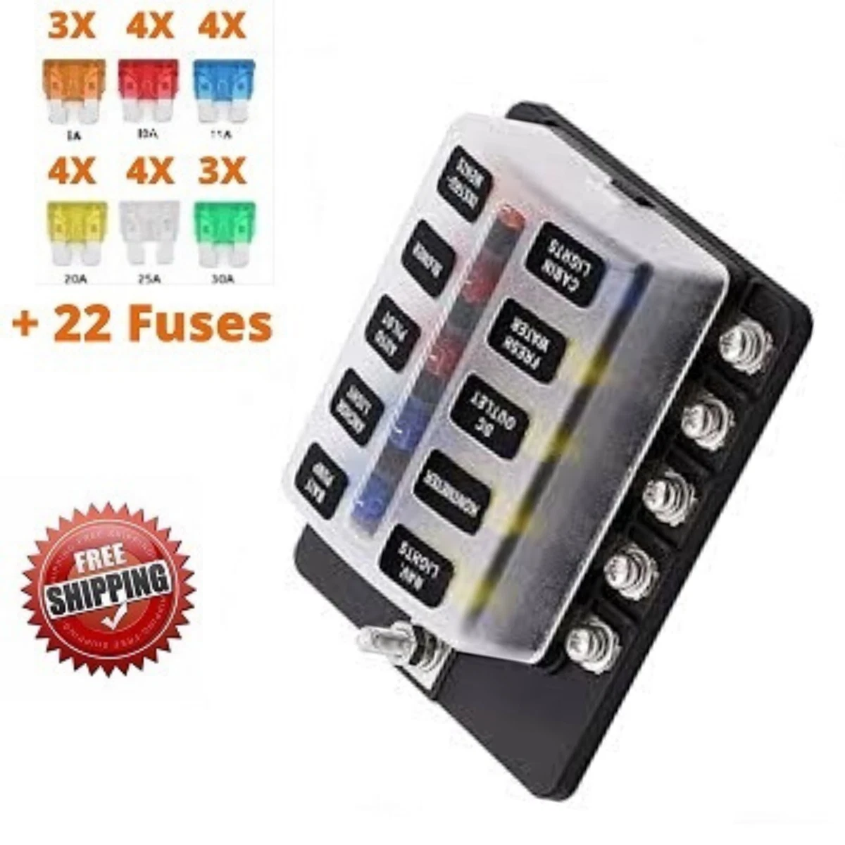 Fuse block 2024 with led indicator