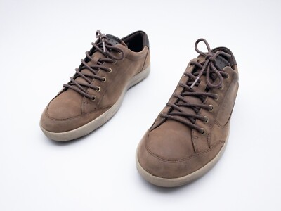ecco Soft 7 Herren Sneaker Schnürschuh Freizeitschuh braun Gr 42 EU Art 16407-50