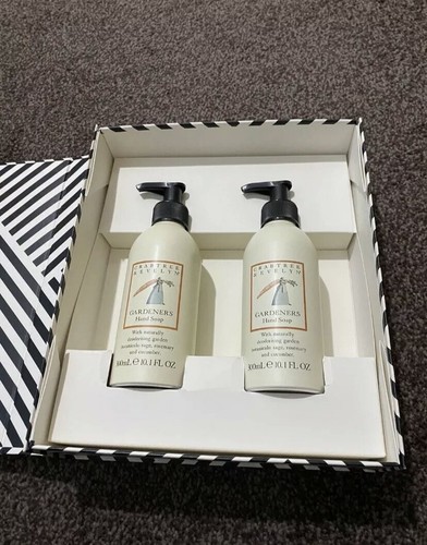 Crabtree & Evelyn Gardeners Hand Soap 300ml New Metal Bottle Wash X2 New Unused
