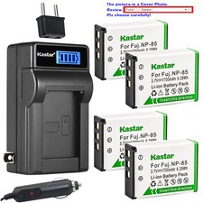 Kastar Battery LCD AC Charger for Fuji NP-85 BC85 Fujifilm FinePix SL1000 Camera