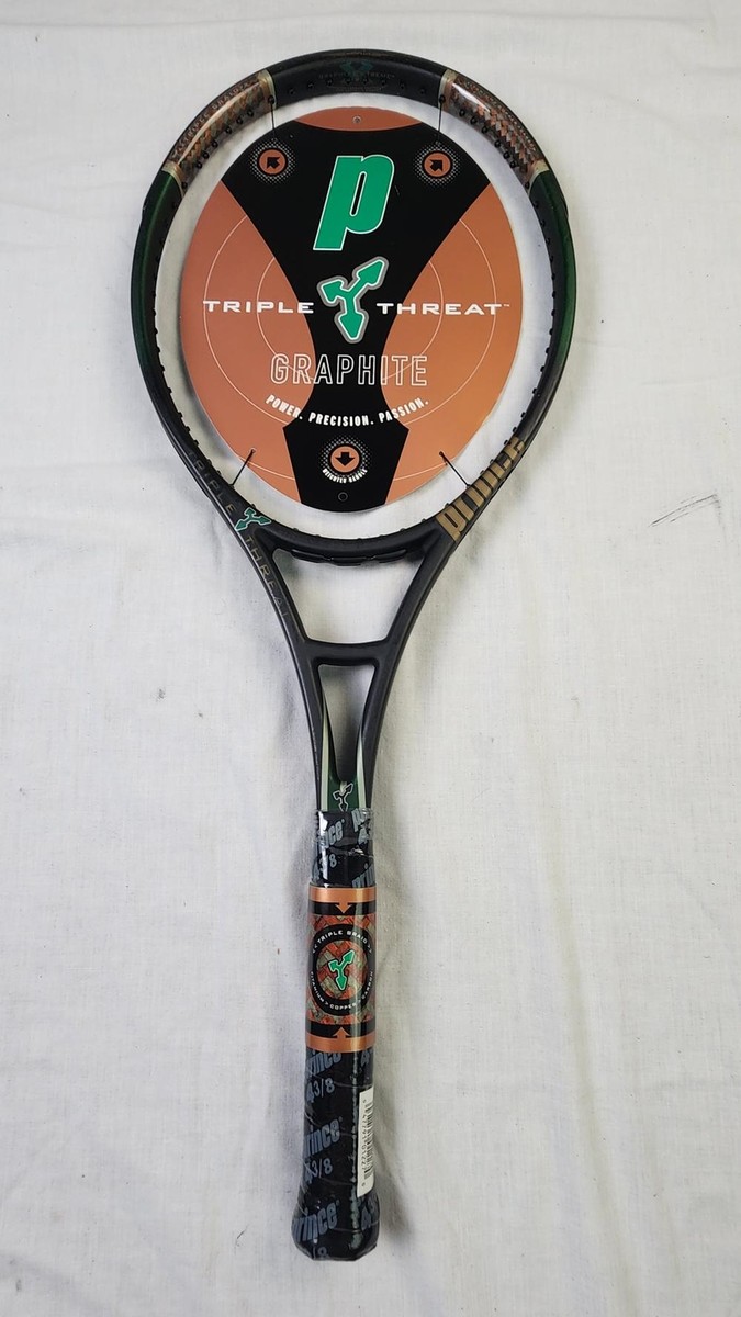 Prince Triple Threat Tennis Racket (TC66) w/ Cover - 4 3/8