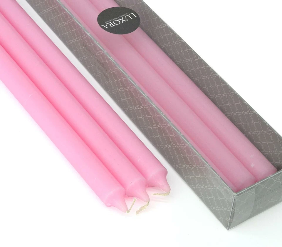 6 x AUSTRALIAN MADE Round Dinner Candles 22mm x 400mm Candles Unscented  - image 3 of 3