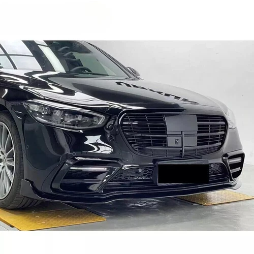 For 2021+ Mercedes-Benz W223 S450 S500 S580 Black Front Facelift Grill Body - Picture 5 of 6