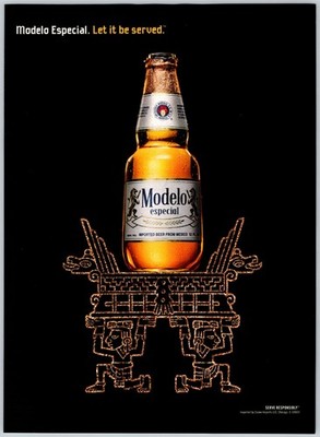 2008 MODELO ESPECIAL BEER Vintage 8''X11'' Magazine Ad 2000's HTN58