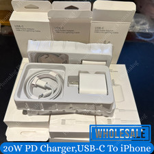 20W USB C Fast Wall Charger PD Power Adapter Lot For iPhone 14/13/12/11/Pro/XR/8