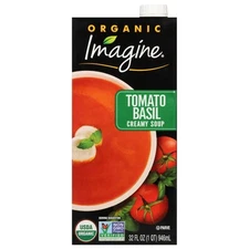Imagine Organic Creamy Tomato Basil Soup 32 oz Dairy Gluten Free Vegan