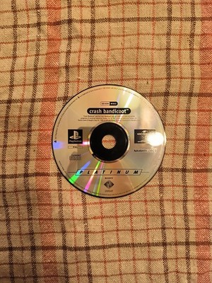 Crash Bandicoot PS1 PAL Platinum Nur Cd Ohne Huelle Playstation 1