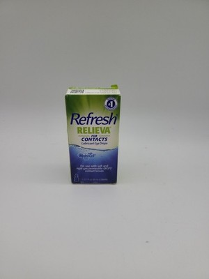 Refresh Relieva for Contacts Lubricant Eye 0.27 Fl Oz (Pack of 1), Clear