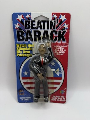 Beatin' Barack Novelty Toy Figure 2009 Pipedream Products NEW