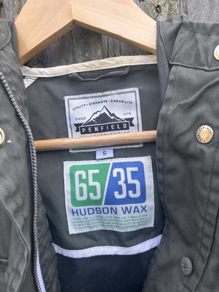 Penfield Hudson Wax 65/35 Jacket Khaki Green size S - Image 3 of 4