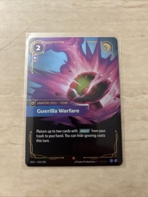 League of Legends TCG Riftbound Origins GUERILLA WARFARE 264/298 English Foil