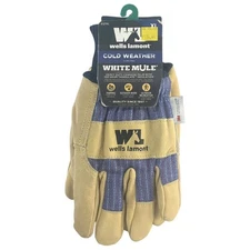 Wells Lamont 5127XL XL Leather Winter Work Gloves with Thinsulate Insulation