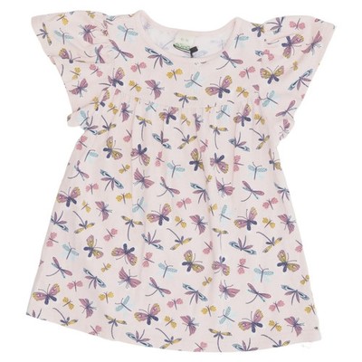 Alana, Kleid, Größe: 92, Pink/Mehrfarbig, Baumwolle/Elasthan, Sonstiges #b2M