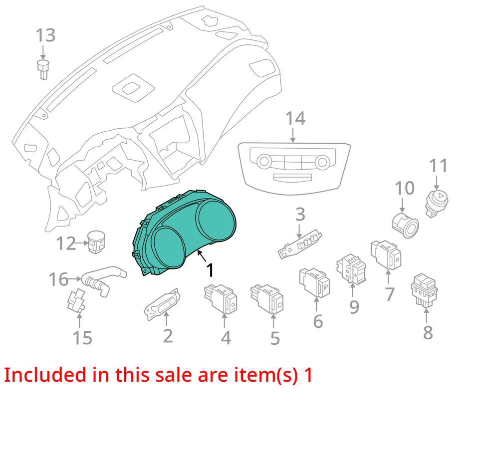 19 20 Nissan NISSAN MURANO Speedometer Instrument Cluster Foto 2 de 3