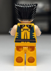LEGO Wolverine Minifigure 6866 Marvel X-Men Chopper Showdown Claws Motorcycle