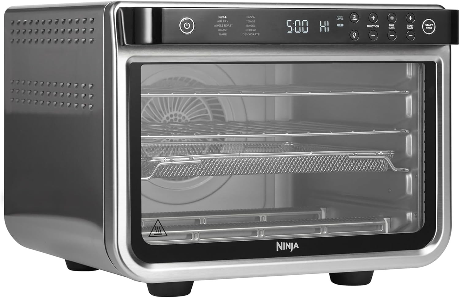 Ninja Foodi 10-in-1 Multifunction Oven, Fast Mini Oven, , Silver/Black DT200UK