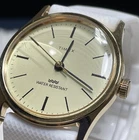 Vintage 1978 Timex Mechanical Mid-Size - Gold Tone - New White Silicone