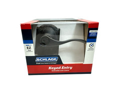 Schlage Accent Keyed Entry Door Lever Lock Aged Bronze F51 V ACC 716 New