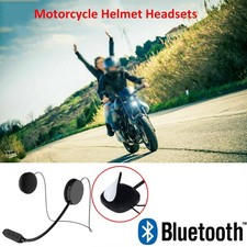 Wireless Helmet Headset Intercom Mic for Motorcycle Handsfree Calling Headphone