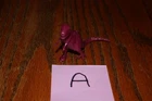Vintage Nabisco Cereal Premium MPC Purple Tyrannosaurus rex Dinosaur A - Marx