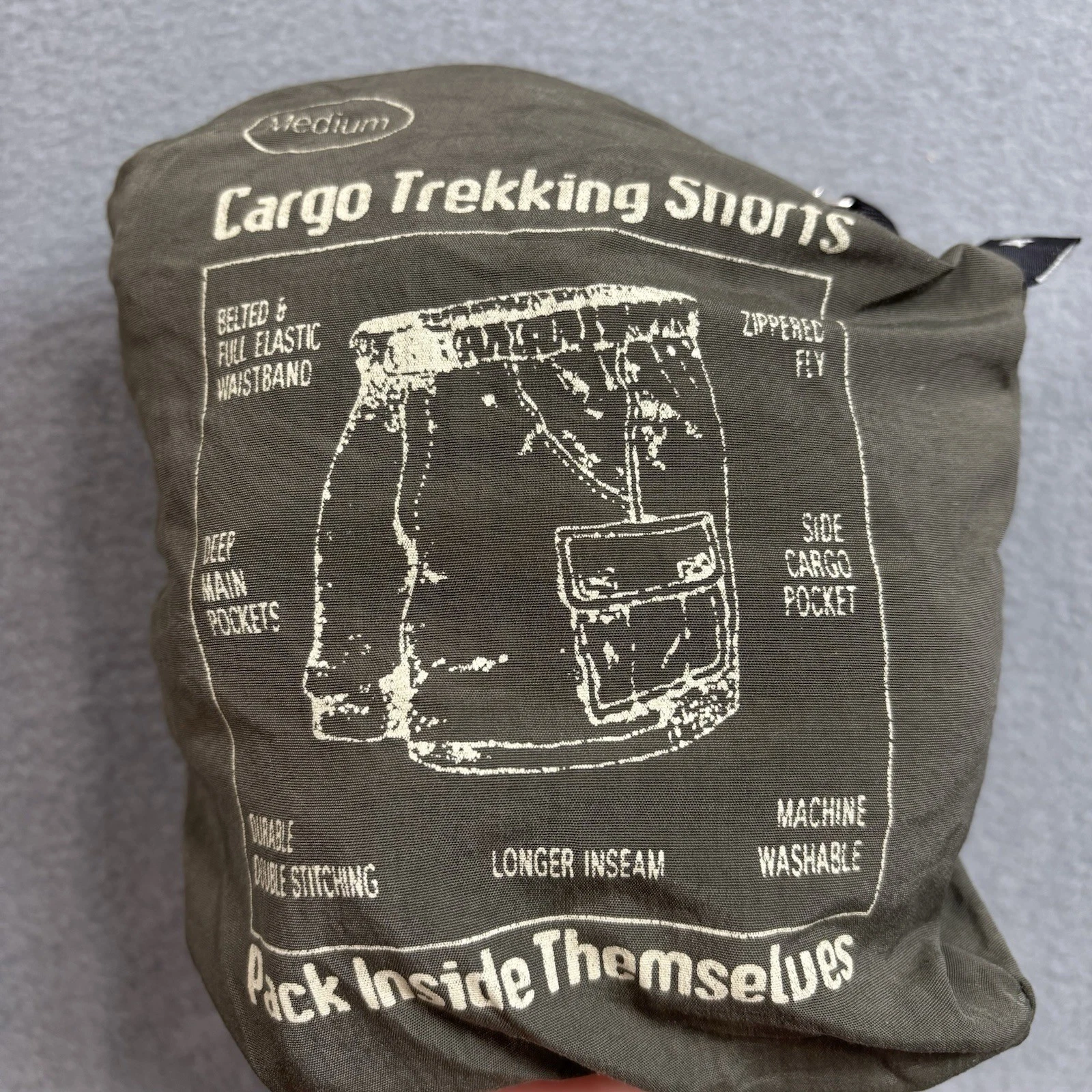 Flyers Cargo Trekking Shorts Men's M Green READ! Pack Inside Themselves Hiking
Opens in a new window
