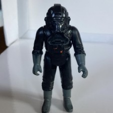 1982 Vintage Star Wars Imperial TIE Fighter Pilot Kenner HK Used /Good / No Gun