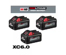 M18 18-Volt Lith-Ion High Output 6. 0Ah Battery Pack 3-Pack 