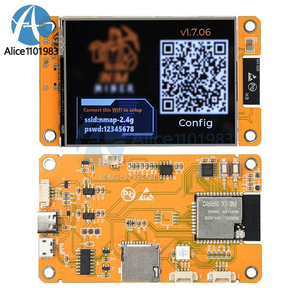 BTC SOLO Lottery Miner 1060KH/s Hashrate ESP32 Wi-Fi Bluetooth ...