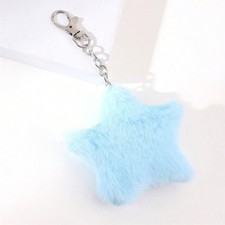 Five-pointed Star Keychain Ornament Cute Keyring Pendant for Purse Bag Backpack