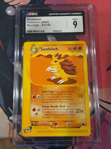 Sandslash graded CGC 9 for sale on eBay