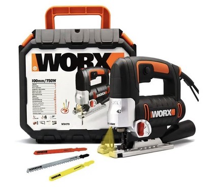 WORX WX479 Pendelhub-Stichsäge 750W Präzises & Kontrolliertes Sägen Stich Säge