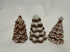 Target Bullseye's Playground Mini 3" Ceramic Gingerbread Christmas Tree Set 2025