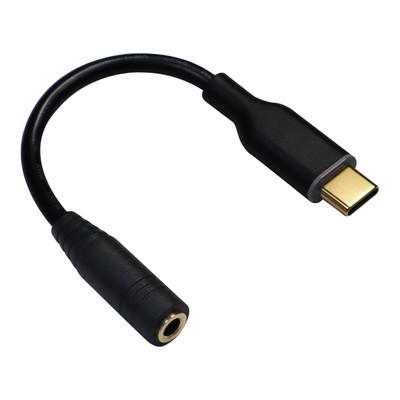 DSD TECH SH-AU05B USB-C to 3.5 mm Headphone Jack Adapter 24-bit/96K Compatible f
