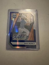 Max Muncy 2021 Panini Elite Extra Edition Rookie Rc Auto Blue Die Cut /77