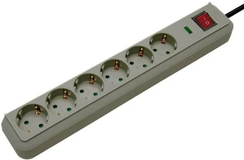 Brennenstuhl 1159750015 Surge Protector Grey 6 Ac