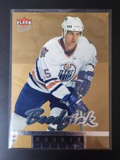 2005-06 FLEER ULTRA GOLD MEDALLION #219 KYLE BRODZIAK RC EDMONTON OILERS