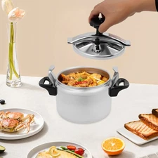 3l/3.17 Qt Mini Pressure Cooker,18*12cm Pressure Canners 35kpa for 1-2 People