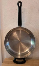 Concord 10" Stainless Steel 18-10 Skillet, Saute, Fry Pan, Design In USA 