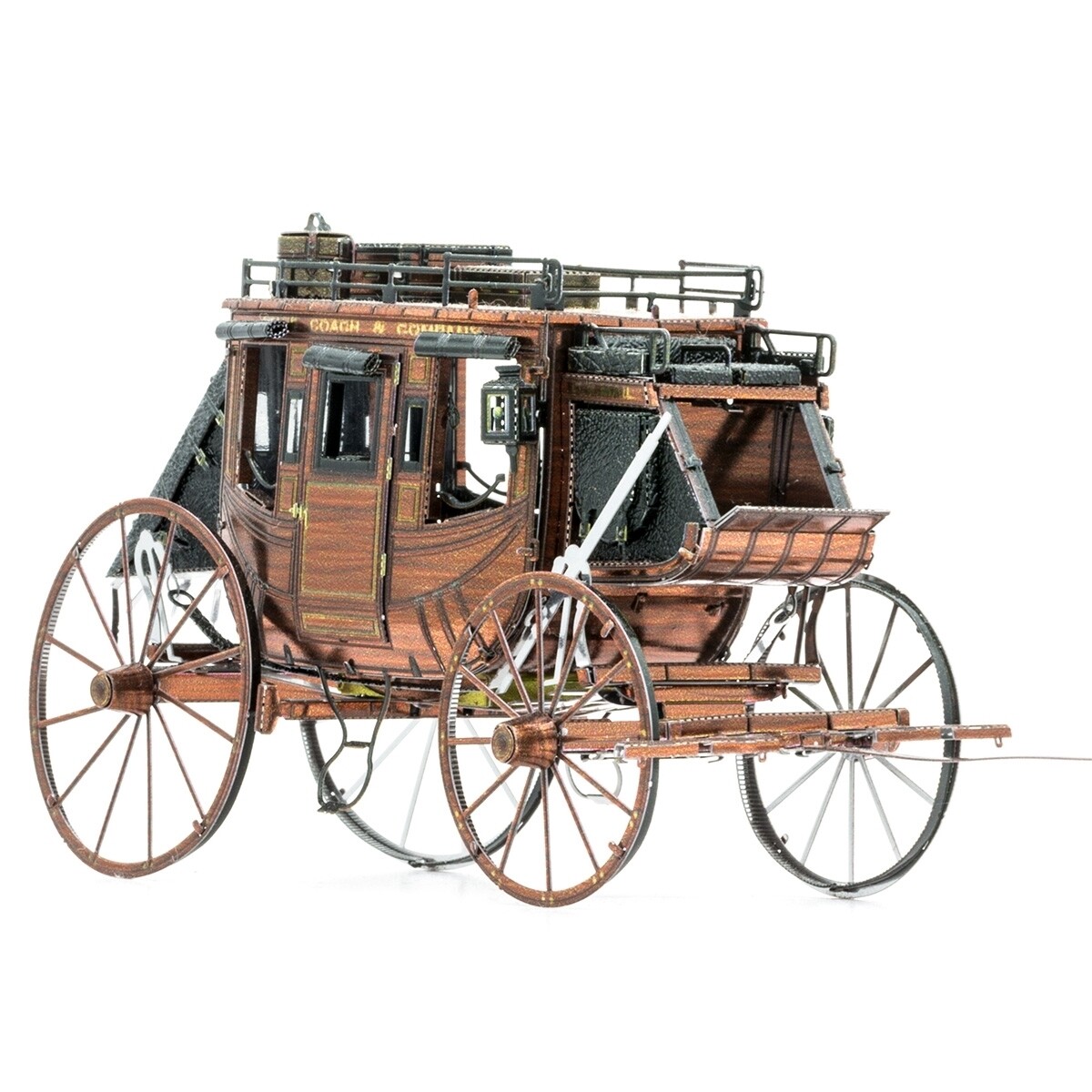 Fascinations Metal Earth Wild West Stagecoach 3D Steel Puzzle