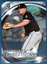 2020 Bowman Chrome Draft ANDREW VAUGHN Glimpses of Greatness #GOG-AV