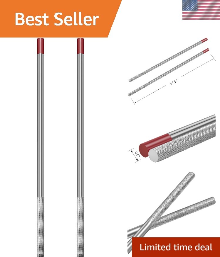 2Pcs Heavy-Duty Garage Door Torsion Spring Winding Bars with Anti-Rust Coating