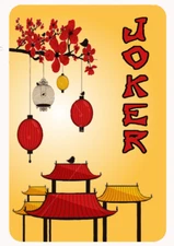 Mah Jongg Jong Mahjong 10 Joker Stickers Pagoda - Set #050 *** Free Shipping ***