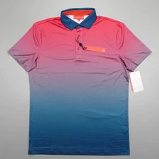 Redvanly Men's Devon Golf Polo Shirt Rio Gradient Colorful Purepoly RS310