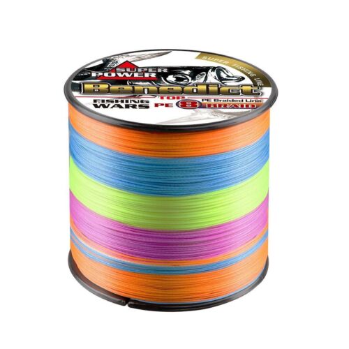 500M Super Strong Multifilament PE Fishing Line Rope Fishing Braid 8 Strands