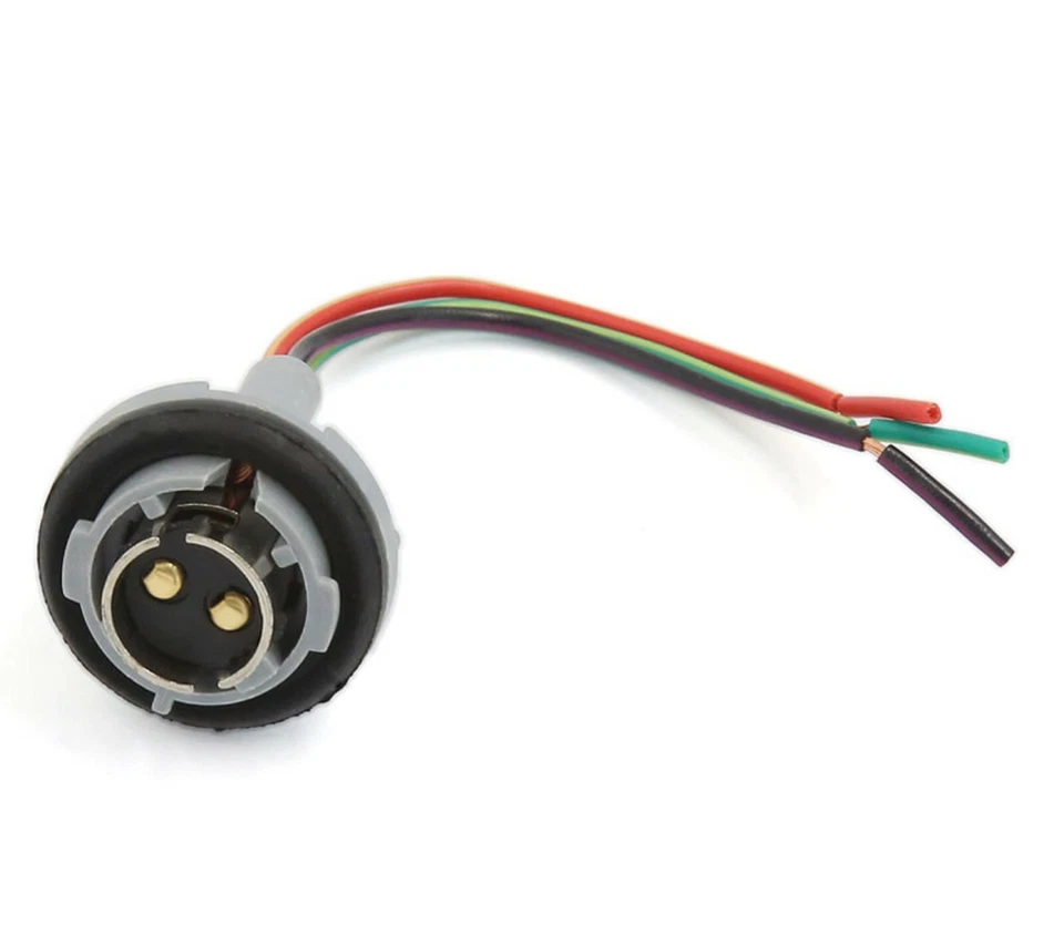 Cable coleta universal hembra enchufe 1157 U dos arnés parada freno ajuste de reemplazo Foto 3 de 4