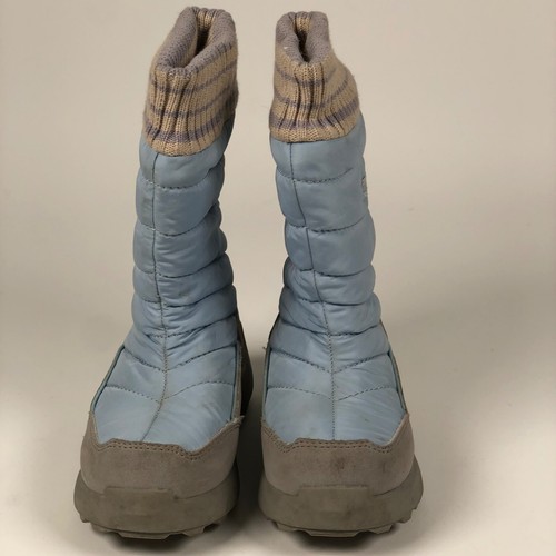Kamik Chelsea Kids Size 11 US Light Blue Faux Fur Lined Snow Boots - Picture 2 of 14