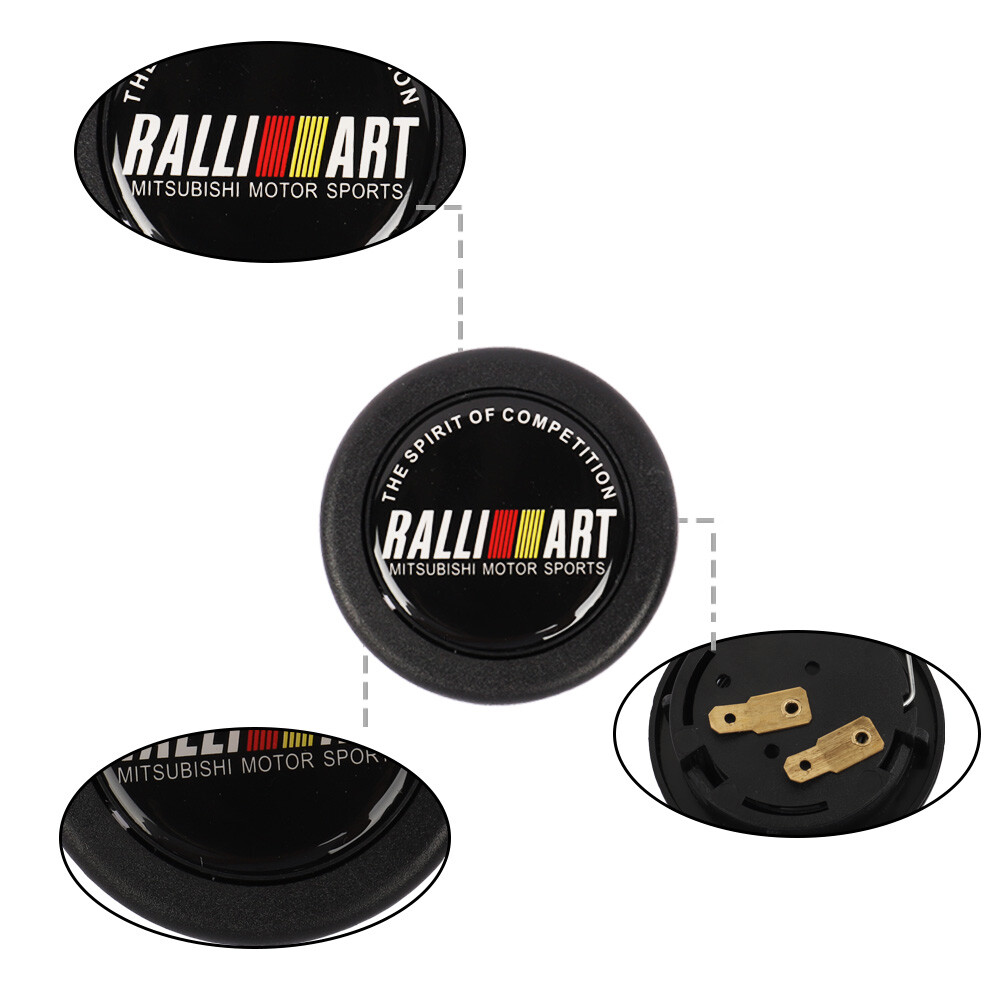 Universal Carbon Fiber Horn Button – 84mm Aluminum Center Cap For Steering Wheel